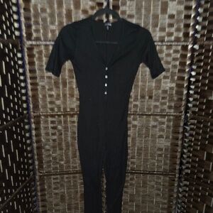 Fashion Nova Black Skinny Jumpsuit